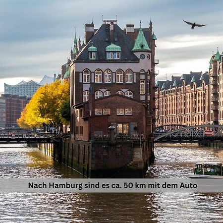 Lodge Of Africa - Einzigartige Themenzimmer, Eingezaeunten Garten, Sauna, Whirlpool & Kamin, Hunde Willkommen, Gasgrill, Voll Ausgestattete Kueche, Grosser Essbereich, Hamburg & Stade In Der Naehe Twielenfleth Bagian luar foto