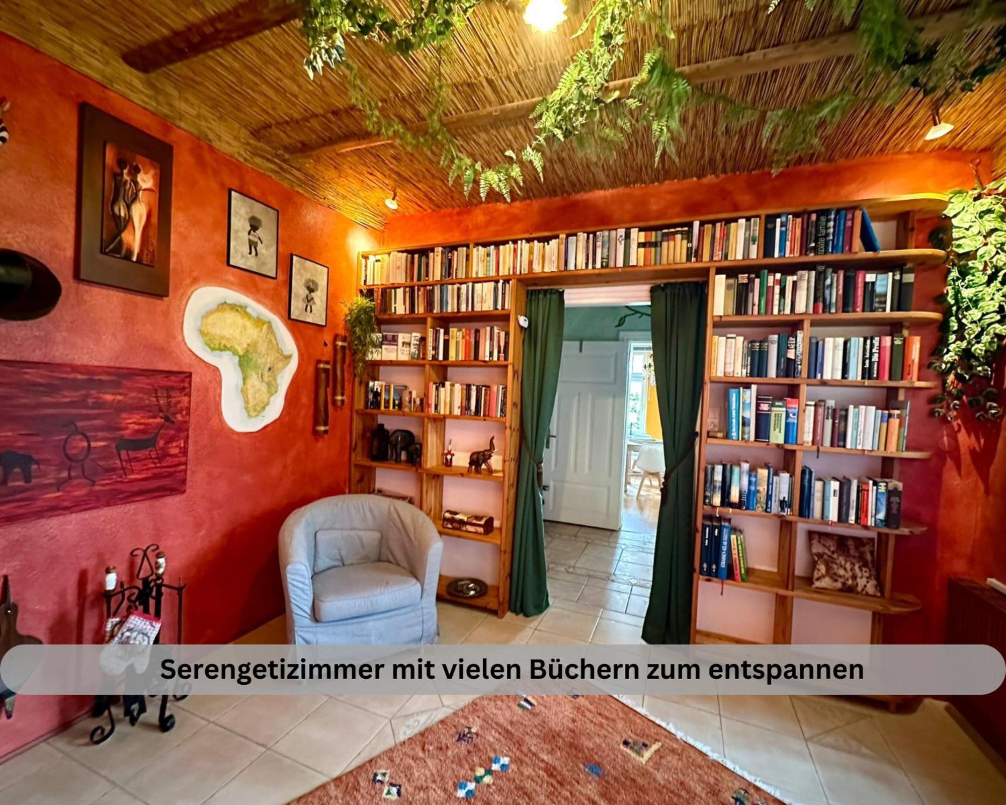 Lodge Of Africa - Einzigartige Themenzimmer, Eingezaeunten Garten, Sauna, Whirlpool & Kamin, Hunde Willkommen, Gasgrill, Voll Ausgestattete Kueche, Grosser Essbereich, Hamburg & Stade In Der Naehe Twielenfleth Bagian luar foto
