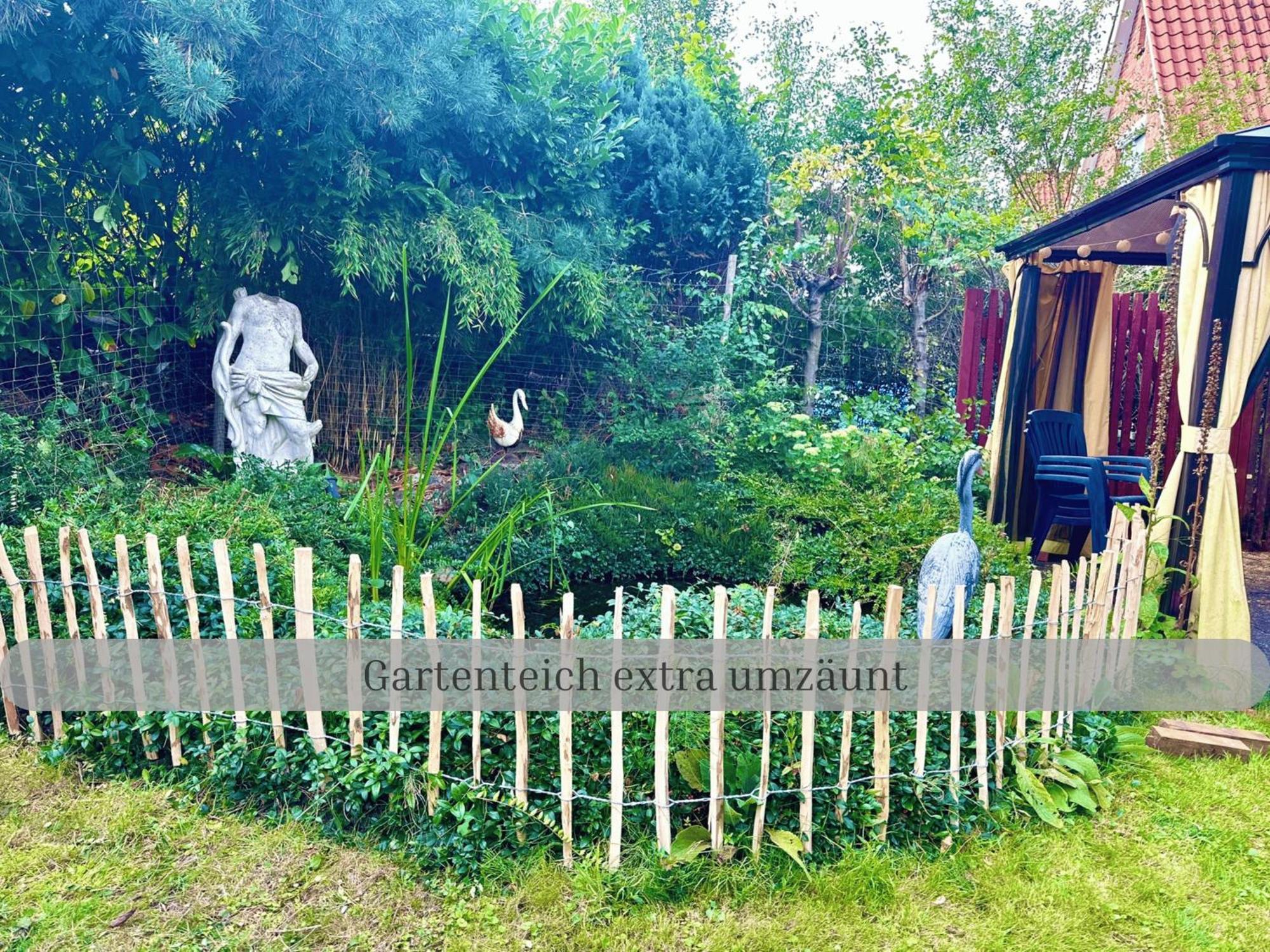 Lodge Of Africa - Einzigartige Themenzimmer, Eingezaeunten Garten, Sauna, Whirlpool & Kamin, Hunde Willkommen, Gasgrill, Voll Ausgestattete Kueche, Grosser Essbereich, Hamburg & Stade In Der Naehe Twielenfleth Bagian luar foto