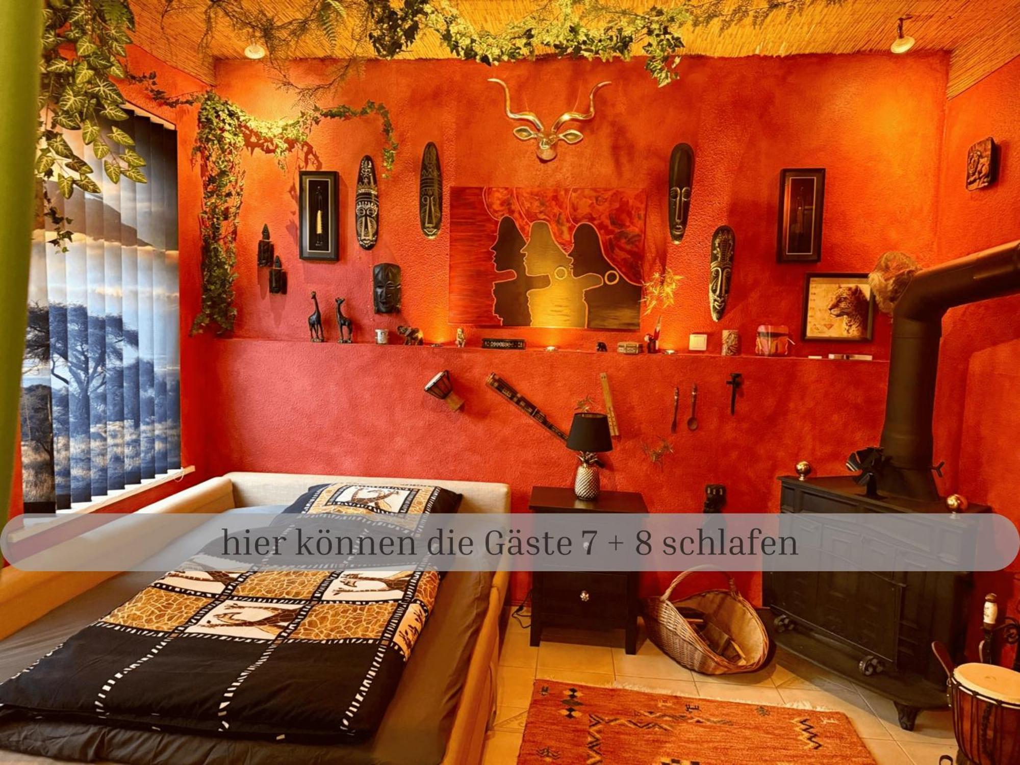 Lodge Of Africa - Einzigartige Themenzimmer, Eingezaeunten Garten, Sauna, Whirlpool & Kamin, Hunde Willkommen, Gasgrill, Voll Ausgestattete Kueche, Grosser Essbereich, Hamburg & Stade In Der Naehe Twielenfleth Bagian luar foto